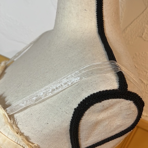 Minuet Ivory Layered Ruffle Mini Dress Sz-S - Picture 4 of 9